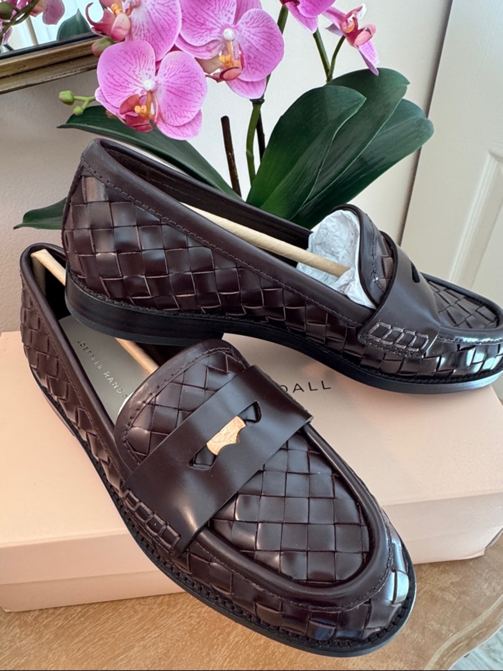 NIB Loeffler Randall Woven Loafers - Picture 6 of 6